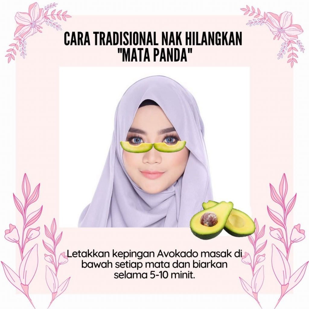 tips hilangkan mata panda, guna barang dari dapur rumah