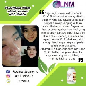testimoni vitamin c shaklee parut