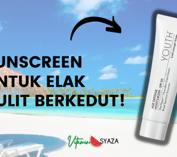 KELEBIHAN FUNGSI MANFAAT CARA GUNA YOUTH AGE DEFENSE MOISTURISER SPF 50 SUNSCREEN SHAKLEE